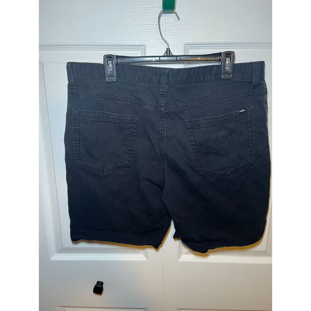 Vans Black Shorts Mens Size 36 Casual Skate Stretch Denim Style - Picture 4 of 4
